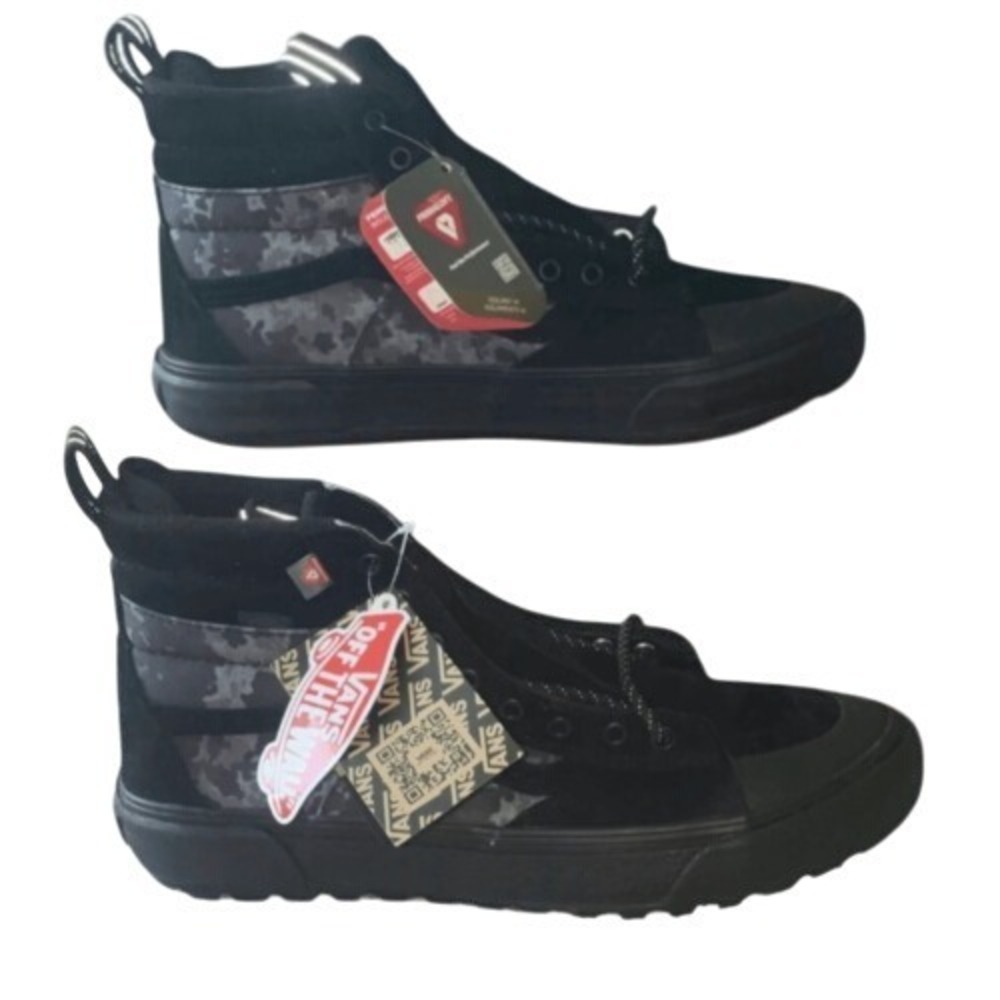 Vans Sneakers Sk8 Hi Mte 2 Black Camouflage Men's Size 7 Primaloft Insulated New
